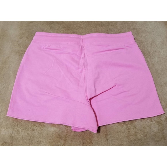 GAP NWT Women's Shorts Logo Graphic Soft Comfy Fleece Size Small Pink Ye… - Picture 7 of 11